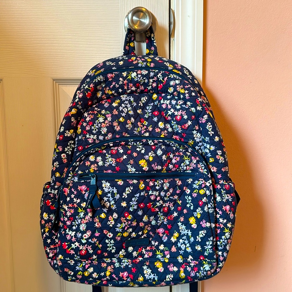 Vera Bradley Essential Large Backpack - Scattered Wildflowers